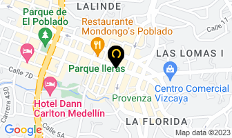 Mapa de Asesoría Abogados en Medellín