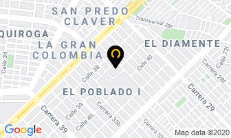 Mapa de Asesoria Contable Y Administrativa Deam en Cali