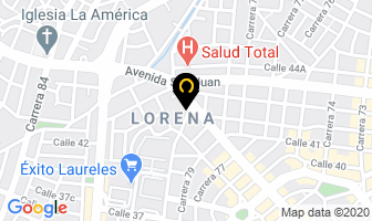 Mapa de Asesoria Contables en Medellín