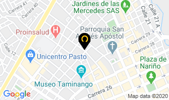 Mapa de Asesoria Empresarial en Pasto
