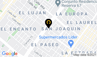 Mapa de Asesorias en Bogotá D.C