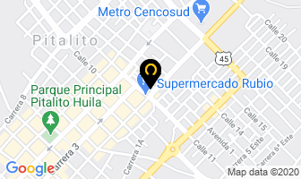 Mapa de Asesorias Comerciales en Pitalito