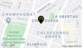 Mapa de Asesorías Contables M&g Ltda. en Cali