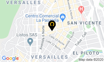 Mapa de Asesorias Equipos Logistica Aselogist en Cali