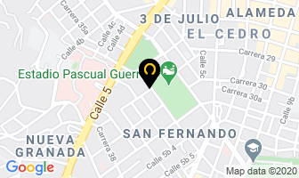 Mapa de Asesorias Financieras en Cali