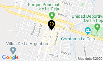 Mapa de Asesorías G&p en La Ceja