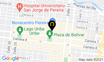 Mapa de Asesorias Inmobiliarias en Pereira