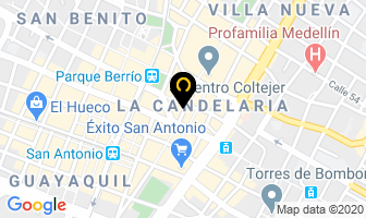 Mapa de Asesorías Ltda. en Medellín