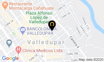 Mapa de Asesorias Melkis Kammerer en Valledupar