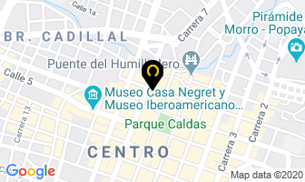 Mapa de Asesorías Notariales en Popayán
