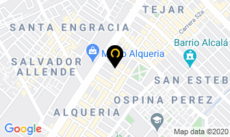Mapa de Asesorías Rantex en Bogotá D.C