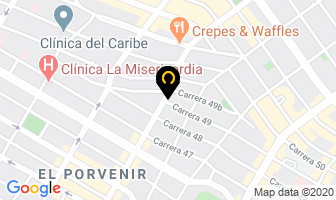 Mapa de Asesorías Tributarias Ltda. en Barranquilla