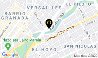 Mapa de Asesorías Tríbutarias Y Contables. en Cali