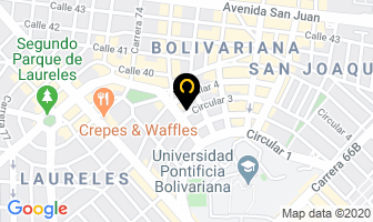 Mapa de Asesorios Maluk en Medellín