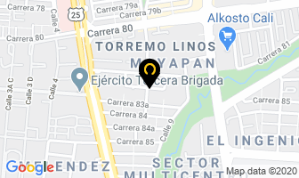 Mapa de Asfaltos El Chocho S.a.s. en Cali