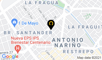 Mapa de Asfaltos Ernesto Rey en Bogotá D.C