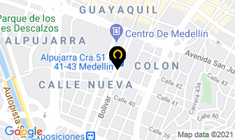 Mapa de Asicont en Medellín
