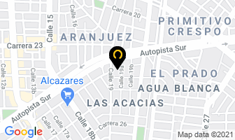 Mapa de Asisgrúas Cali E.u. en Cali
