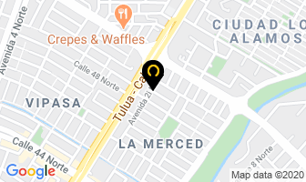 Mapa de Asistec Estanterías en Cali