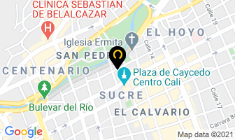 Mapa de Asistencia Jurídica E.u. en Cali