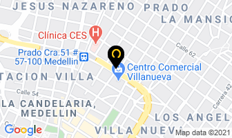 Mapa de Asmet Salud E.s.s. en Medellín
