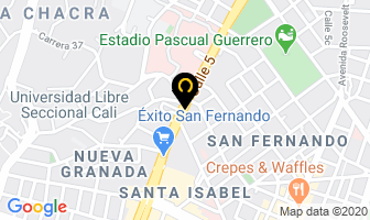 Mapa de Asmet Salud Ess Eps - S en Cali