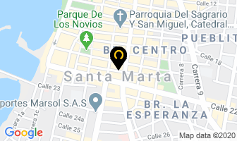 Mapa de Asobienes Ltda en Santa Marta