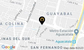Mapa de Asobrangus Comercial en Medellín