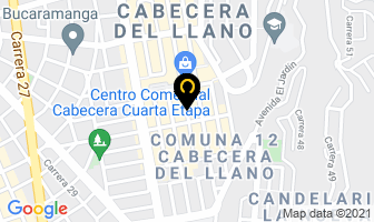 Mapa de Asociación De Copropietarios De Edificio Comercial en Bucaramanga