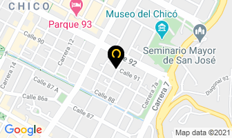 Mapa de Asocolflores en Bogotá D.C