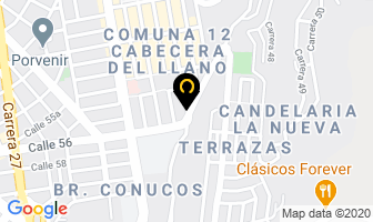 Mapa de Asoinversiones Alrueda en Bucaramanga