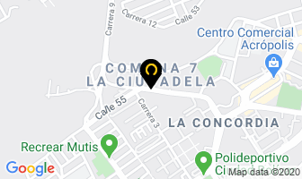 Mapa de Asopieles Ltda. en Bucaramanga