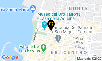 Mapa de Asothur Travel en Santa Marta