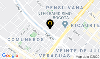Mapa de Asotransporcarga en Bogotá D.C