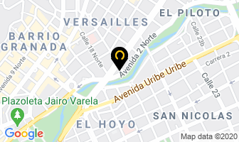 Mapa de A.s.p Consultoría Gerencial en Cali