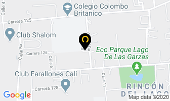 Mapa de Aspaen Colegio Juanambu en Cali