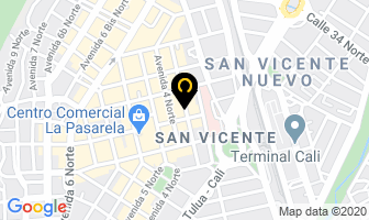 Mapa de Asten Internacional en Cali