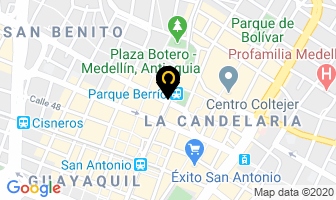 Mapa de Astracol en Medellín