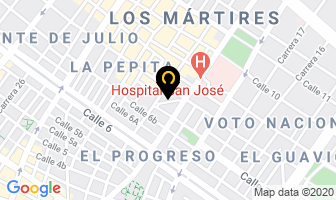 Mapa de Astrorepuestos Ltda. en Bogotá D.C