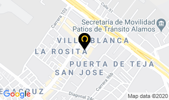 Mapa de A.t. Equipos Y Calderas Ltda. en Bogotá D.C