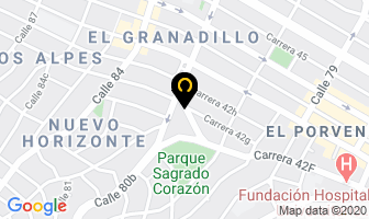 Mapa de Atardecer Sereno en Barranquilla