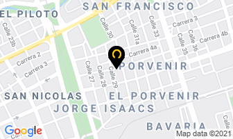 Mapa de Ataúdes Omega en Cali