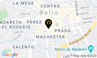 Mapa de Atenas Club en Bello
