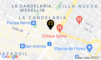 Mapa de Atencion Empresarial en Medellín