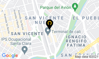 Mapa de Atentos Y Listos en Cali
