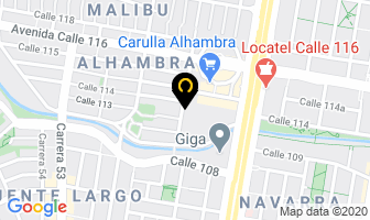 Mapa de Atenusa en Bogotá D.C