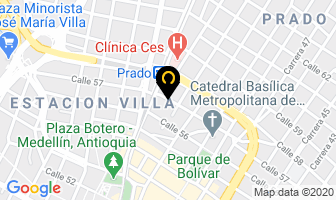 Mapa de Atgorismos Y Mapas Ltda. en Medellín