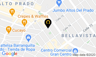 Mapa de Athletic Prado en Barranquilla