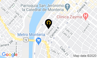 Mapa de Atiempo S.a.s. en Montería