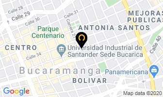 Mapa de Atika Cafe Bar en Bucaramanga